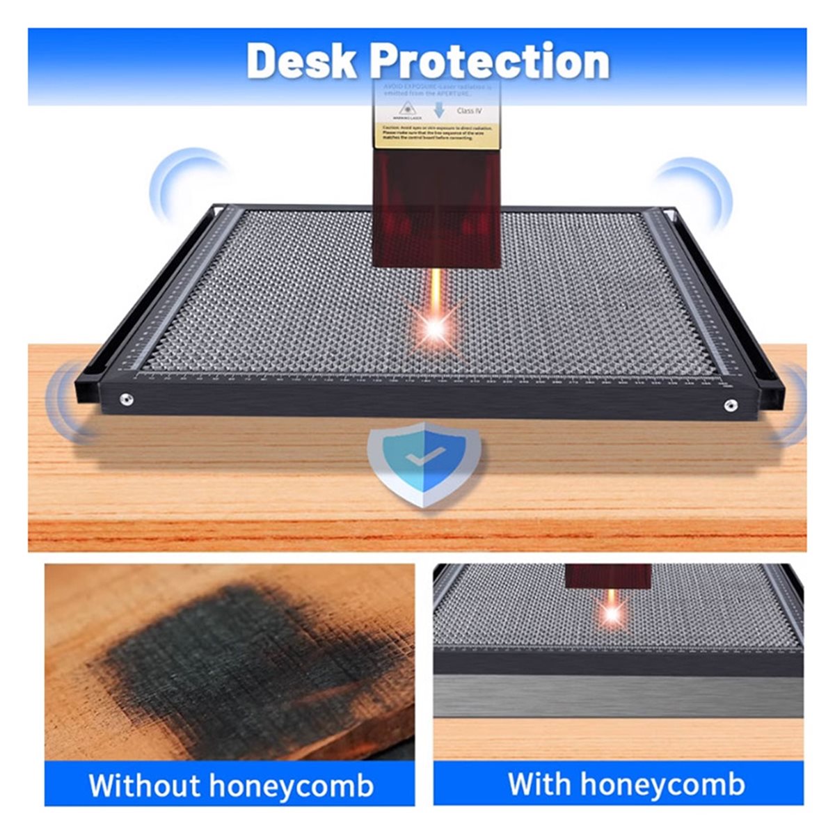 Honeycomb Laser Bed - 레이저 조각기용 레이저 허니콤 작업대 300x200mm