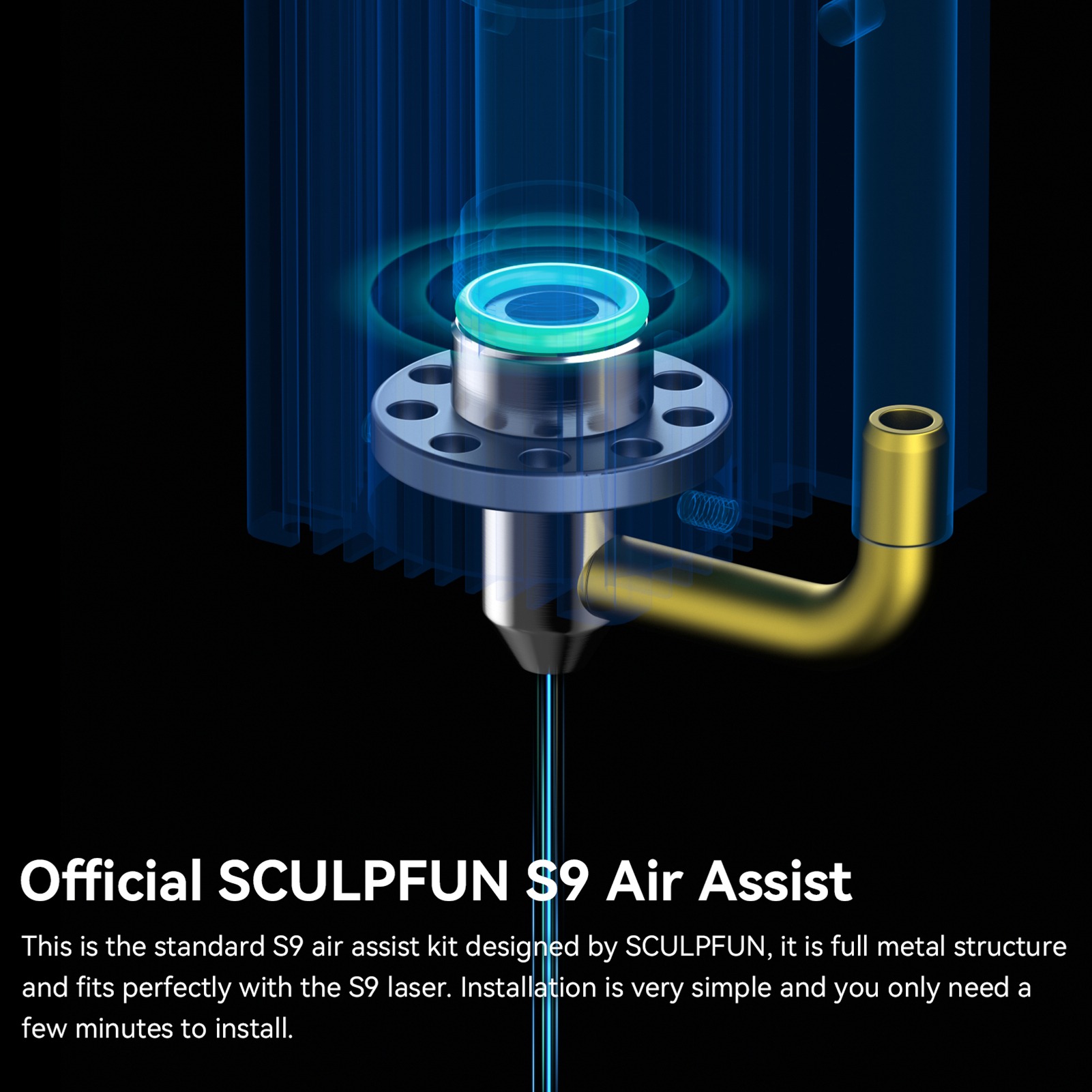 SCULPFUN 레이저 조각기 에어 어시스트 노즐 키트 - Industrial Laser Engraver 리뷰 및 가격