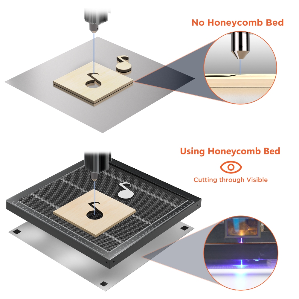 ACMER 허니콤 작업 테이블 CNC CO2 레이저 조 - Honeycomb Laser Bed 리뷰 및 가격